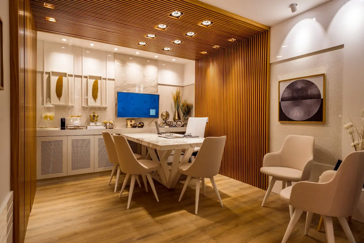 A styled Corvus Homes interior