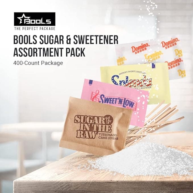 Sweetener Pack + Stir Sticks