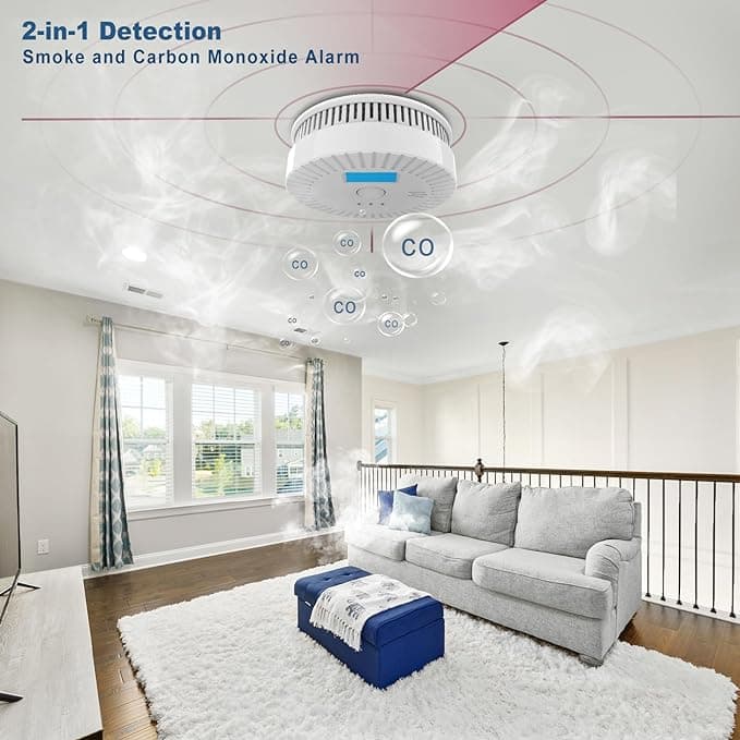 Smoke Alarm + Carbon Monoxide Detector